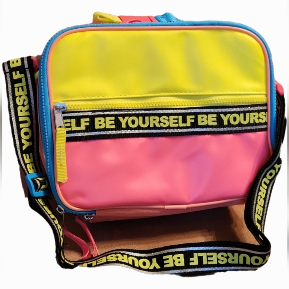 NWT ❗️ rainbow sugar insoleted bright colors lunch bag crossbody cooler